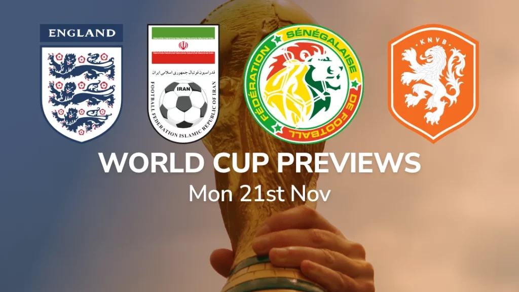 Sport Preview: World Cup 2022 - Monday 21st Nov 2022