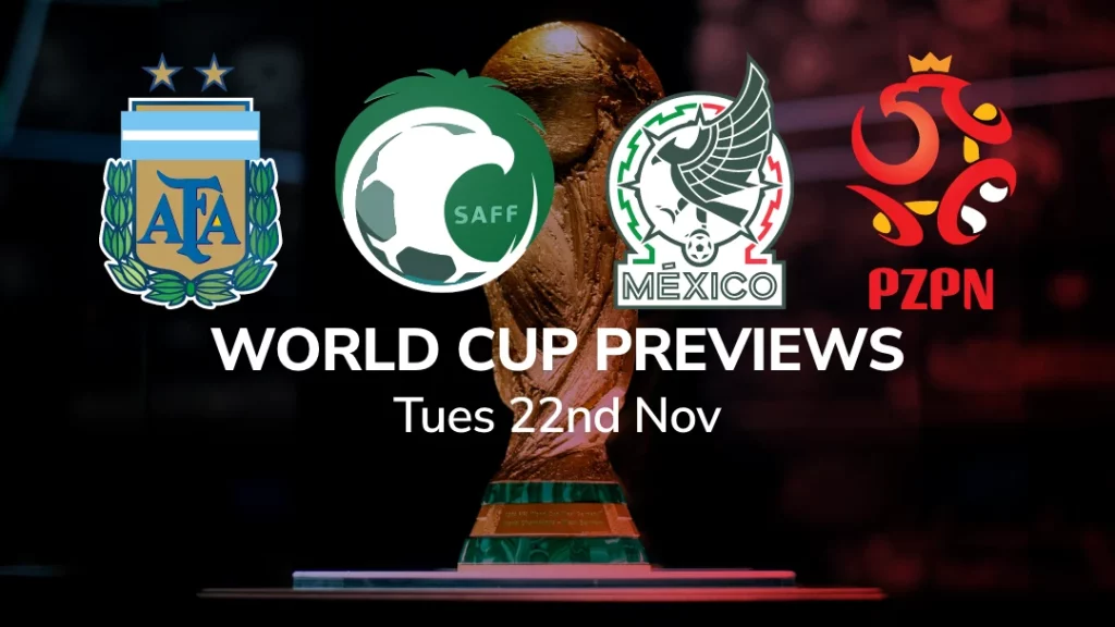 Sport Preview: World Cup 2022 - Tues 22nd Nov 2022