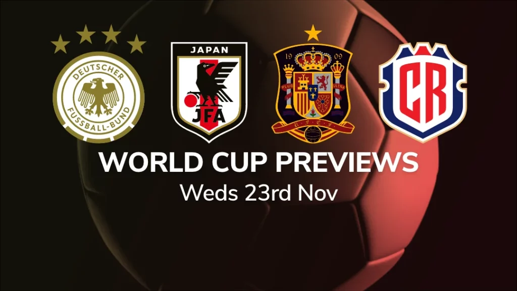 Sport Preview: World Cup 2022 - Weds 23rd Nov 2022