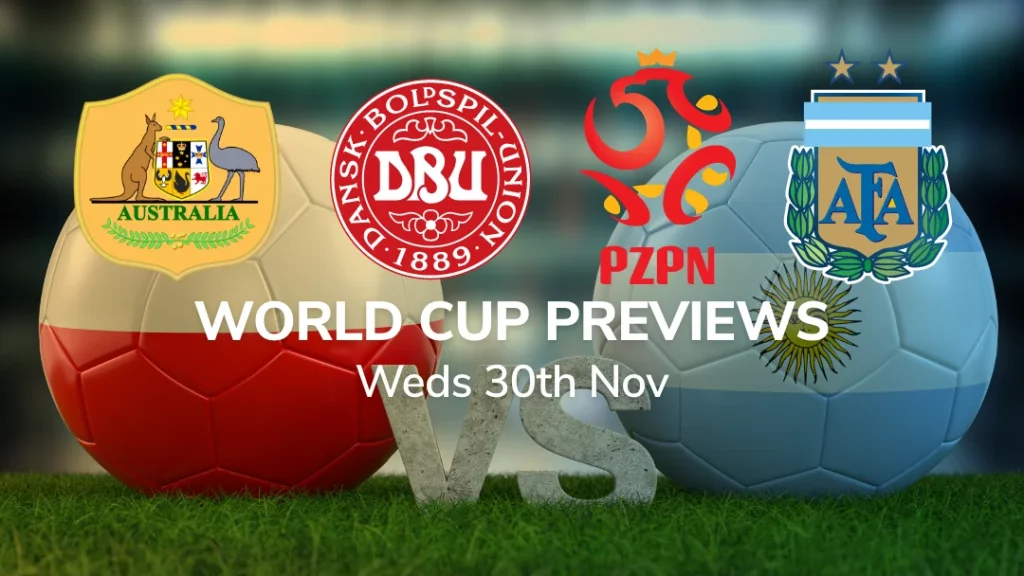 Sport Preview: World Cup 2022 - Weds 30th Nov 2022