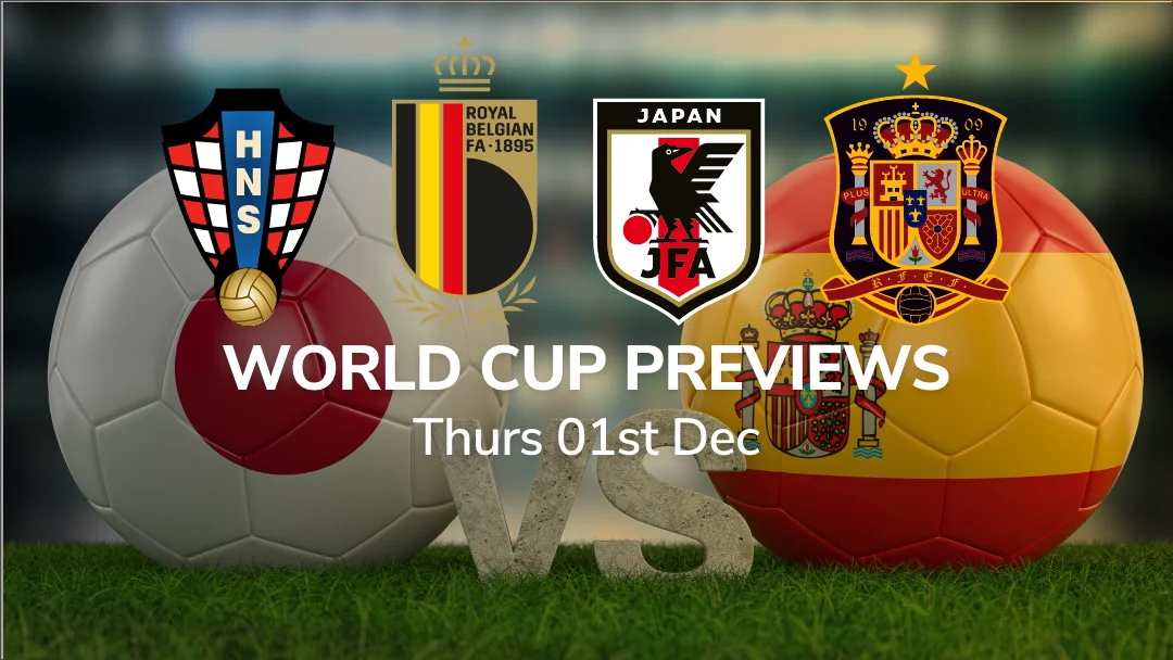 Sport Preview: World Cup 2022 - Thurs 01st Dec 2022