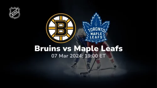 Boston Bruins vs Toronto Maple Leafs Prediction & Betting Tips 372024 sport preview