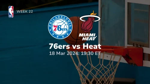 Philadelphia 76ers vs Miami Heat Prediction & Betting Tips 3182024 sport preview