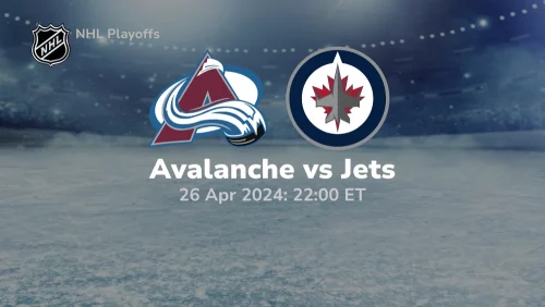Colorado Avalanche vs Winnipeg Jets Prediction & Betting Tips 4262024 sport preview