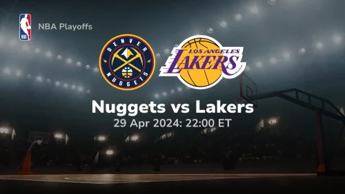 Denver Nuggets vs Los Angeles Lakers Prediction & Betting Tips 4292024 sport preview
