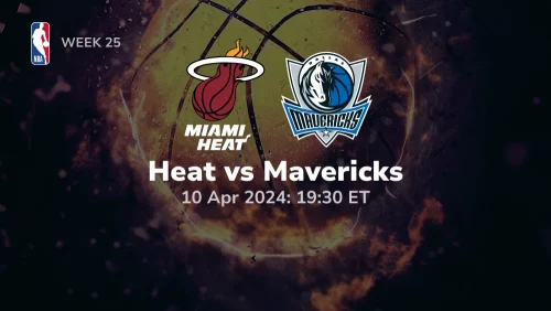 Miami Heat vs Dallas Mavericks Prediction & Betting Tips 4102024 sport preview
