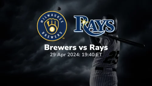Milwaukee Brewers vs Tampa Bay Rays Prediction & Betting Tips 4292024 sport preview