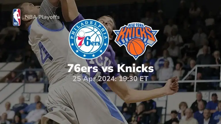 Philadelphia 76ers vs New York Knicks Prediction & Betting Tips 4252024 sport preview