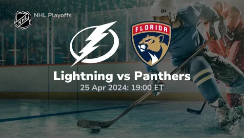 Tampa Bay Lightning vs Florida Panthers Prediction & Betting Tips 4252024 sport preview