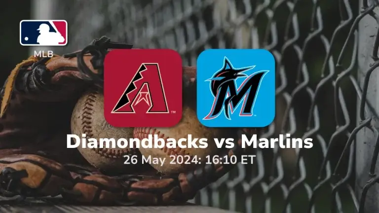 Arizona Diamondbacks vs Miami Marlins Prediction & Betting Tips 5262024 sport preview