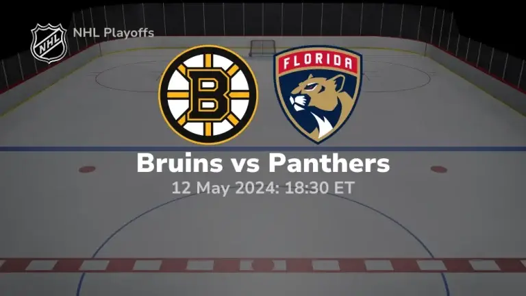Boston Bruins vs Florida Panthers Prediction & Betting Tips 5122024