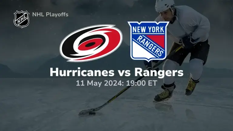 Carolina Hurricanes vs New York Rangers Prediction & Betting Tips 5112024 SPORT PREVIEW