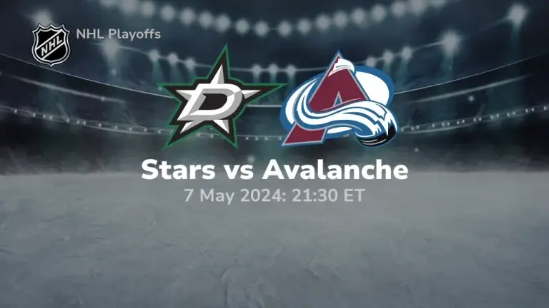 Dallas Stars vs Colorado Avalanche Prediction & Betting Tips 572024 sport preview