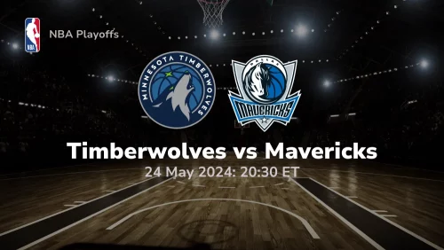 Minnesota Timberwolves vs Dallas Mavericks Prediction & Betting Tips 5242024 sport preview