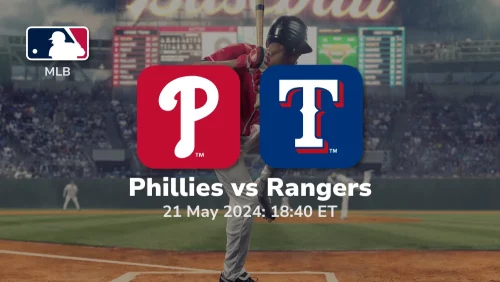 Philadelphia Phillies vs Texas Rangers Prediction & Betting Tips 5212024 sport preview