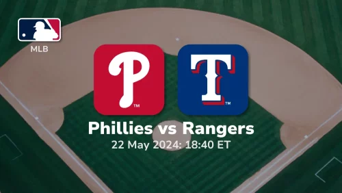 Philadelphia Phillies vs Texas Rangers Prediction & Betting Tips 5222024 sport preview