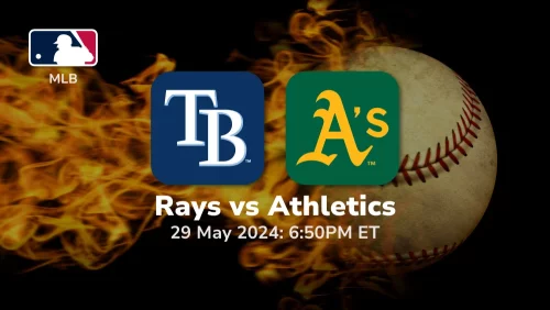 Tampa Bay Rays vs Oakland Athletics Prediction & Betting Tips 5292024 sport preview