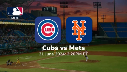 Chicago Cubs vs New York Mets Prediction & Betting Tips 6212024
