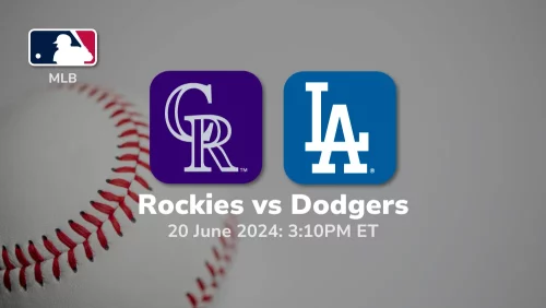 Colorado Rockies vs Los Angeles Dodgers Prediction & Betting Tips 6202024