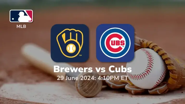 Milwaukee Brewers vs Chicago Cubs Prediction & Betting Tips 6292024