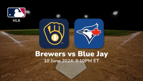 Milwaukee Brewers vs Toronto Blue Jays Prediction & Betting Tips 6102024
