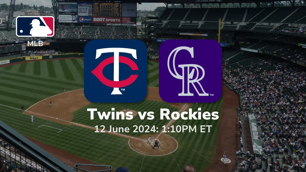 Minnesota Twins vs Colorado Rockies Prediction & Betting Tips 6122024