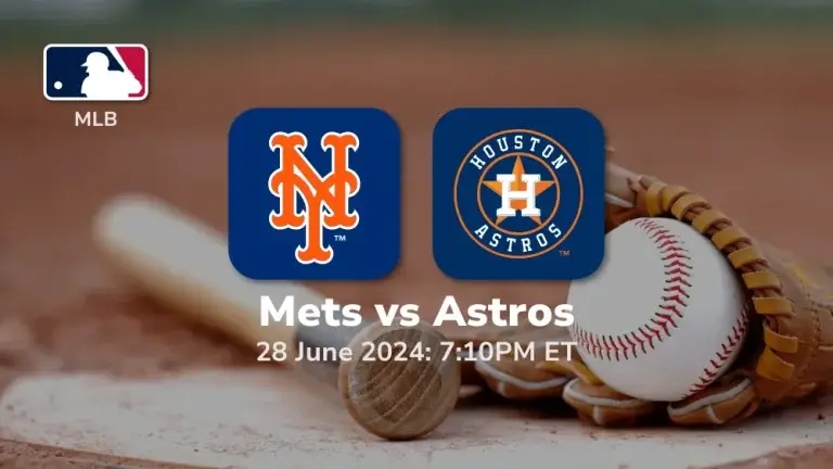 New York Mets vs Houston Astros Prediction & Betting Tips 6282024