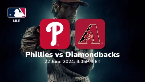 Philadelphia Phillies vs Arizona Diamondbacks Prediction & Betting Tips 6222024