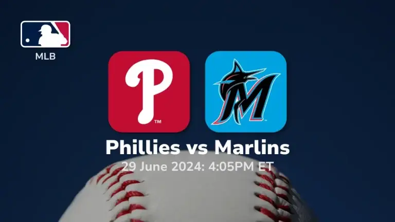 Philadelphia Phillies vs Miami Marlins Prediction & Betting Tips 6292024