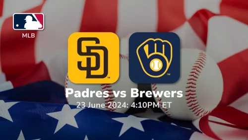 San Diego Padres vs Milwaukee Brewers Prediction & Betting Tips 6232024