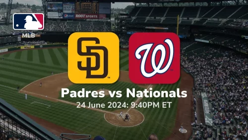 San Diego Padres vs Washington Nationals Prediction & Betting Tips 6242024
