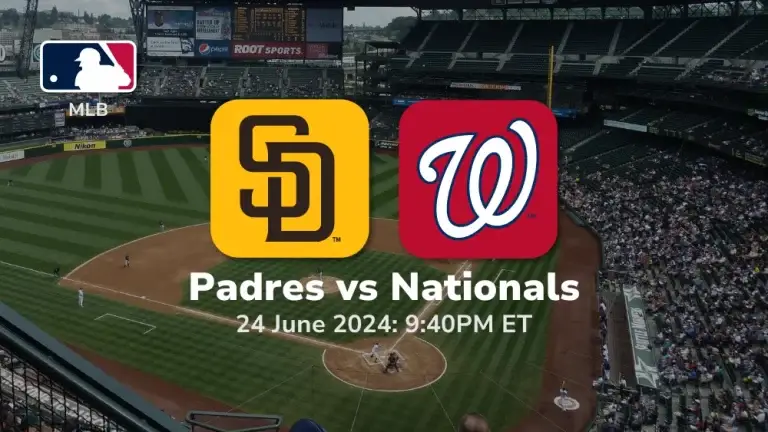 San Diego Padres vs Washington Nationals Prediction & Betting Tips 6242024