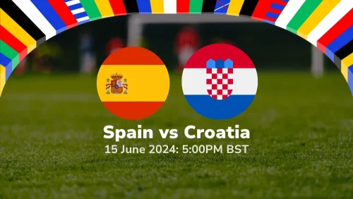 Spain vs Croatia – Euro 2024 Group Stage Prediction & Betting Tips 15062024