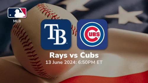 Tampa Bay Rays vs Chicago Cubs Prediction & Betting Tips 6132024