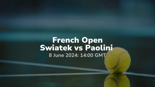 WTA - WTA French Open Iga Swiatek vs Jasmine Paolini 08062024