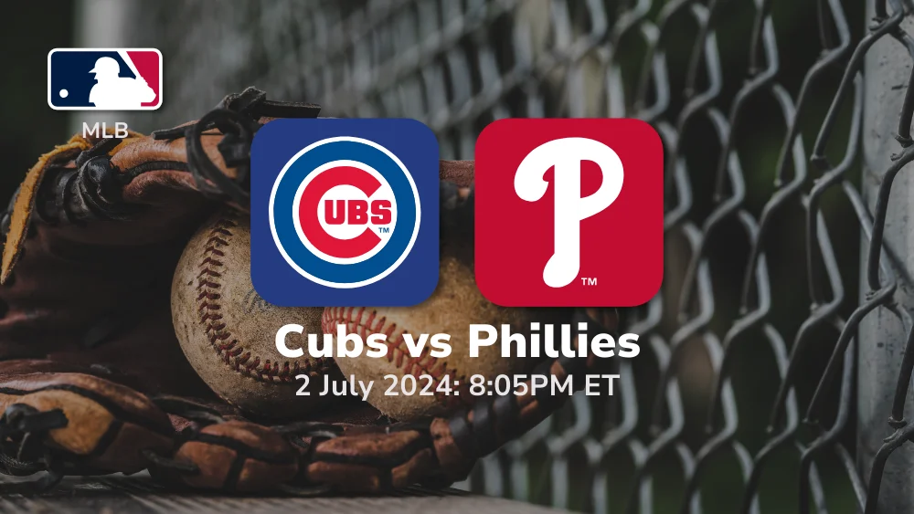 Chicago Cubs vs Philadelphia Phillies Prediction & Betting Tips 722024