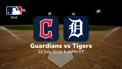 Cleveland Guardians vs Detroit Tigers Prediction & Betting Tips 7222024