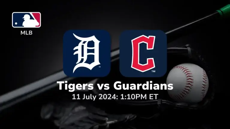 Detroit Tigers vs Cleveland Guardians Prediction & Betting Tips 7112024