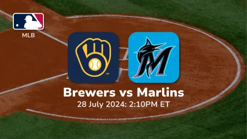 Milwaukee Brewers vs Miami Marlins Prediction & Betting Tips 7282024