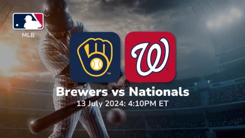 Milwaukee Brewers vs Washington Nationals Prediction & Betting Tips 7132024