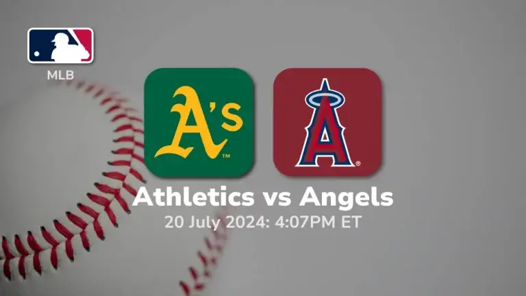 Oakland Athletics vs Los Angeles Angels Prediction & Betting Tips 7202024