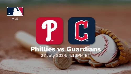 Philadelphia Phillies vs Cleveland Guardians Prediction & Betting Tips 7272024