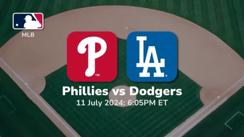 Philadelphia Phillies vs Los Angeles Dodgers Prediction & Betting Tips 7112024