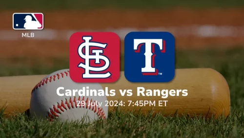 St. Louis Cardinals vs Texas Rangers Prediction & Betting Tips 7292024