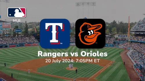 Texas Rangers vs Baltimore Orioles Prediction & Betting Tips 7202024