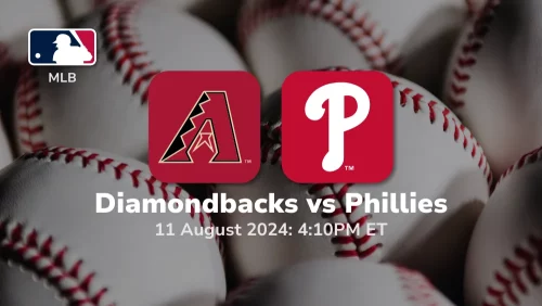 Arizona Diamondbacks vs Philadelphia Phillies Prediction & Betting Tips 8112024