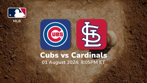 Chicago Cubs vs St. Louis Cardinals Prediction & Betting Tips 812024