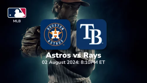 Houston Astros vs Tampa Bay Rays Prediction & Betting Tips 822024