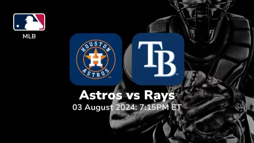 Houston Astros vs Tampa Bay Rays Prediction & Betting Tips 832024