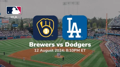 Milwaukee Brewers vs Los Angeles Dodgers Prediction & Betting Tips 8122024